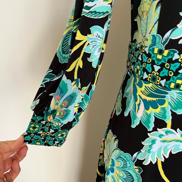 Passport by Susan Graver Floral Print Maxi Dress Size XS - Picture 4 of 11